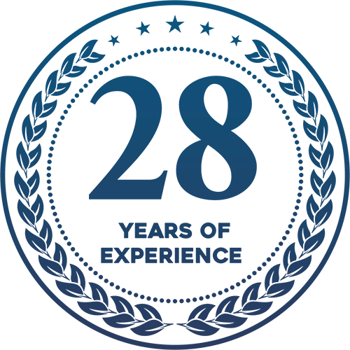 Years of Experience  + 